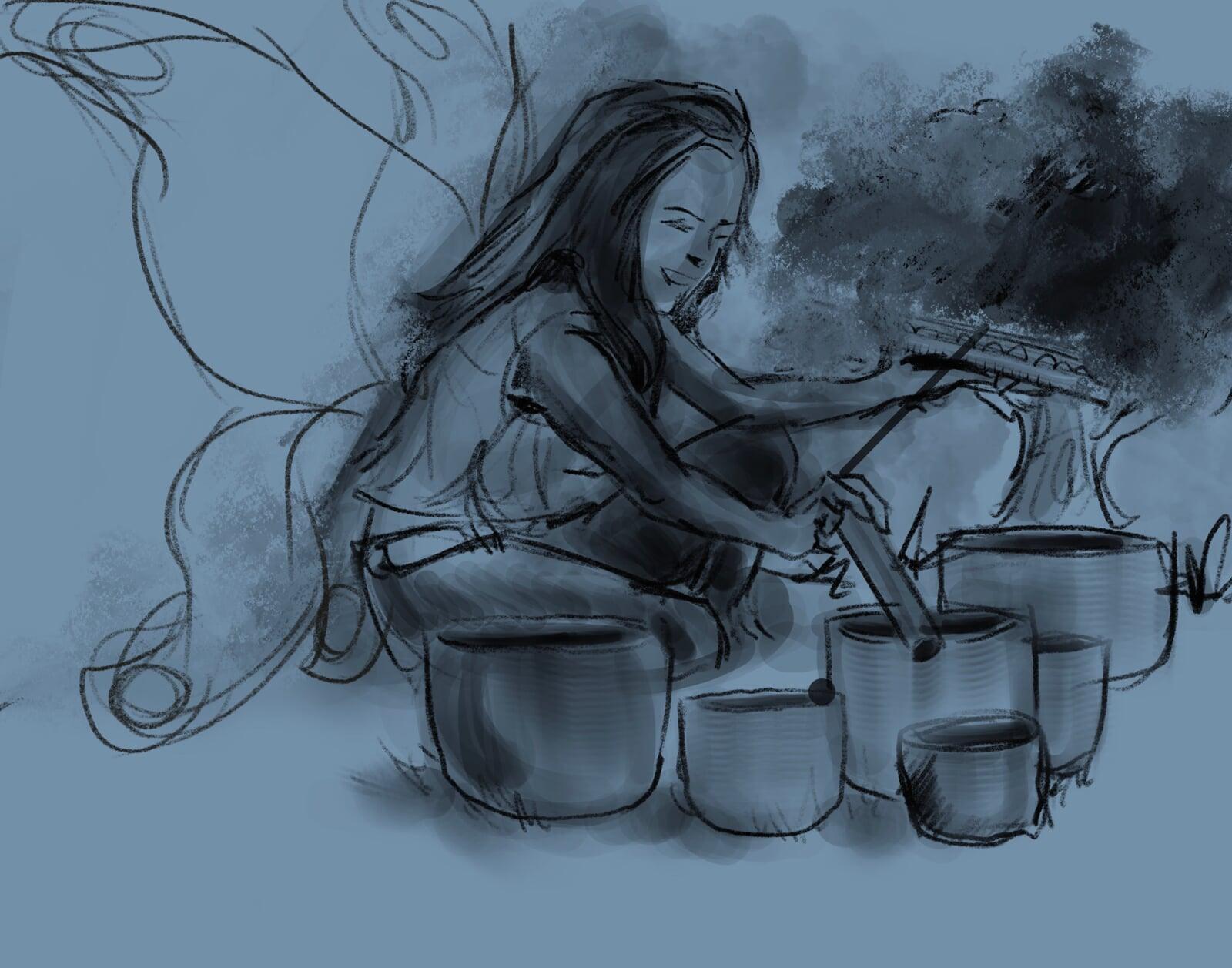 ✍️ Manga Monday: Page 1 of Sketchbooking